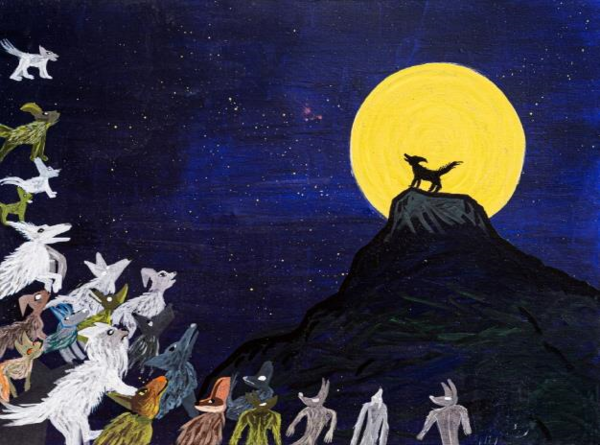 유도현, The Champion1, 97.0x130.3cm, Acrylic on canvas, 2022