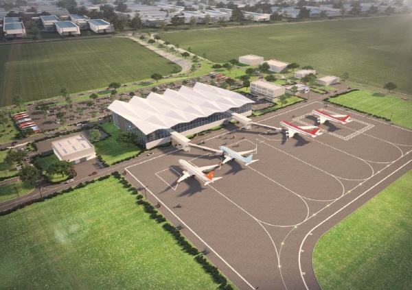 사진은 새만금국제공항 개발사업 조감도. /전라일보DB