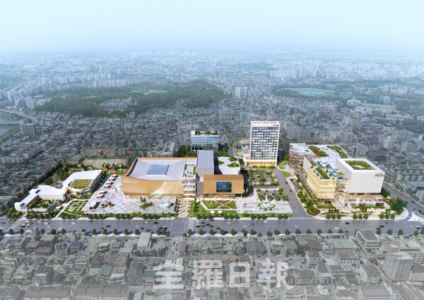 전주종합경기장 MICE 복합단지 조감도.