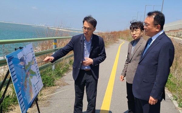 개발공사 김대근 사장 새만금 현장 방문