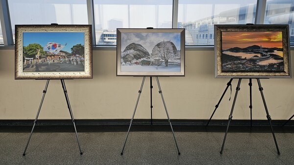 ▲ 전시된 작품