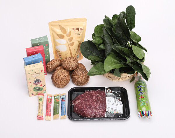 ▲ 친환경농산물 꾸러미 